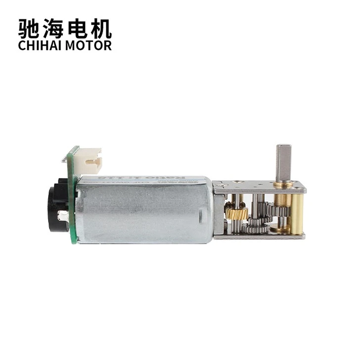 Mini DC Worm Motor With Encoder 6V12V